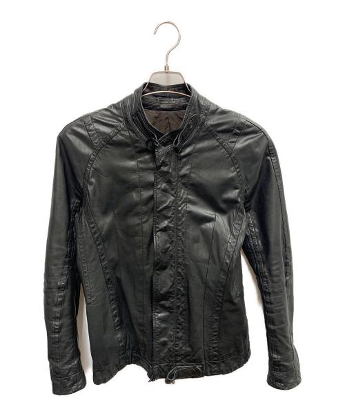 JULIUS（ユリウス）JULIUS (ユリウス) レザージャケット ブラック サイズ:SIZE 1の古着・服飾アイテム
