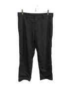 COMME des GARCONS HOMMEコムデギャルソン オム）の古着「COMME des GARCONS HOMME　ウールパンツ」｜ブラック