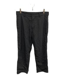 COMME des GARCONS HOMME（コムデギャルソン オム）の古着「	COMME des GARCONS HOMME　ウールパンツ」｜ブラック