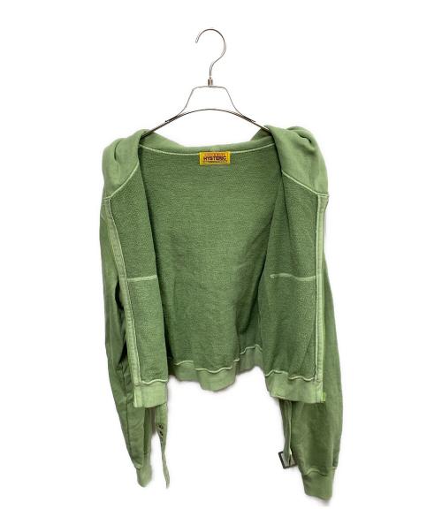 Hysteric Glamour（ヒステリックグラマー）Hysteric Glamour (ヒステリックグラマー) Hysteric Glamour　ジップパーカー グリーン サイズ:Freeの古着・服飾アイテム