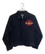 STUDIO D'ARTISANステュディオダルチザン）の古着「STUDIO D'ARTISAN　スイングトップ」｜ブラック