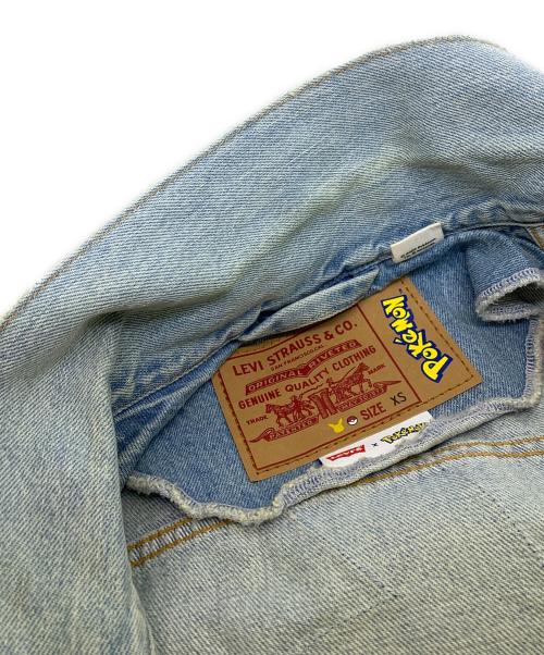 LEVI'S×PoKeMoN（リーバイス × ポケモン）LEVI'S×PoKeMoN (リーバイス × ポケモン) LEVI'S×POKEMON　スカイブルー　デニムジャケット スカイブルー サイズ:SIZE XSの古着・服飾アイテム