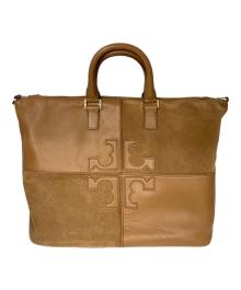 TORY BURCH（トリーバーチ）の古着「TORY BURCH　ナタリー　ブラウン　2wayトートバッグ」｜ブラウン