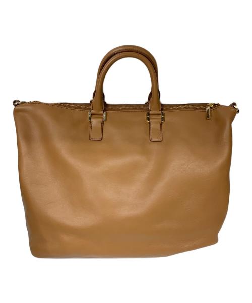 TORY BURCH（トリーバーチ）TORY BURCH (トリーバーチ) TORY BURCH　ナタリー　ブラウン　2wayトートバッグ ブラウンの古着・服飾アイテム