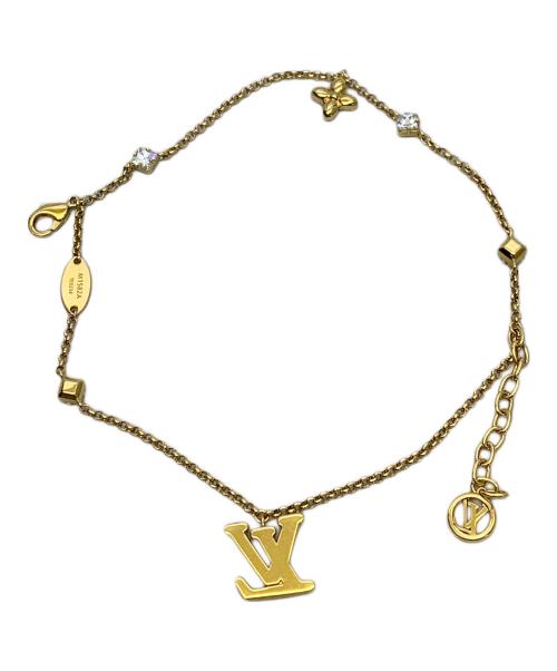 LOUIS VUITTON（ルイ ヴィトン）LOUIS VUITTON (ルイ ヴィトン) LOUIS VUITTON　ブレスレット・レディ LV　ゴールドカラー　チャームブレスレット ゴールドカラーの古着・服飾アイテム