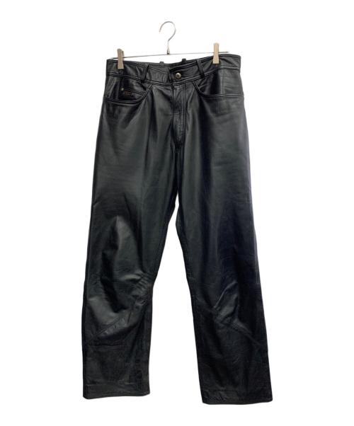HARLEY-DAVIDSON（ハーレーダビッドソン）HARLEY-DAVIDSON (ハーレーダビッドソン) HARLEY-DAVIDSON　レザーパンツ ブラック サイズ:86cmの古着・服飾アイテム
