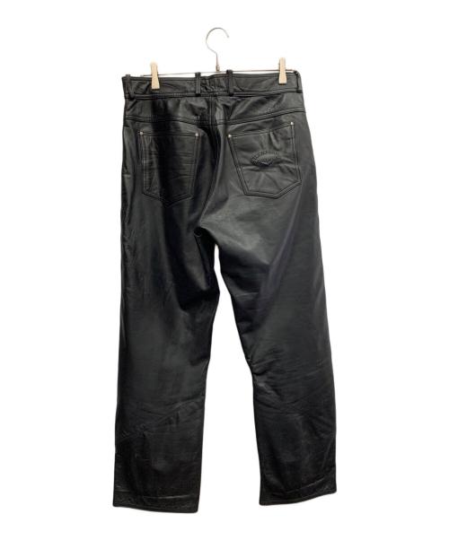 HARLEY-DAVIDSON（ハーレーダビッドソン）HARLEY-DAVIDSON (ハーレーダビッドソン) HARLEY-DAVIDSON　レザーパンツ ブラック サイズ:86cmの古着・服飾アイテム