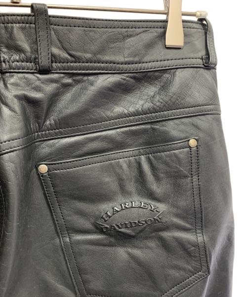 HARLEY-DAVIDSON（ハーレーダビッドソン）HARLEY-DAVIDSON (ハーレーダビッドソン) HARLEY-DAVIDSON　レザーパンツ ブラック サイズ:86cmの古着・服飾アイテム