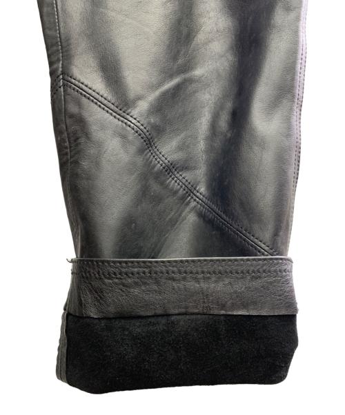 HARLEY-DAVIDSON（ハーレーダビッドソン）HARLEY-DAVIDSON (ハーレーダビッドソン) HARLEY-DAVIDSON　レザーパンツ ブラック サイズ:86cmの古着・服飾アイテム