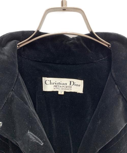 Christian Dior（クリスチャン ディオール）Christian Dior (クリスチャン ディオール) PRET-A-PORTER　中綿キルティングワンピース ブラック サイズ:9の古着・服飾アイテム
