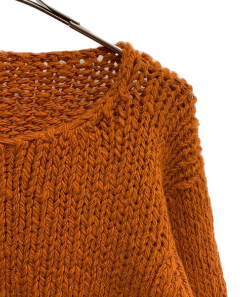 HERMES（エルメス）HERMES (エルメス) HERMES　厚手ニット オレンジ サイズ:Sの古着・服飾アイテム