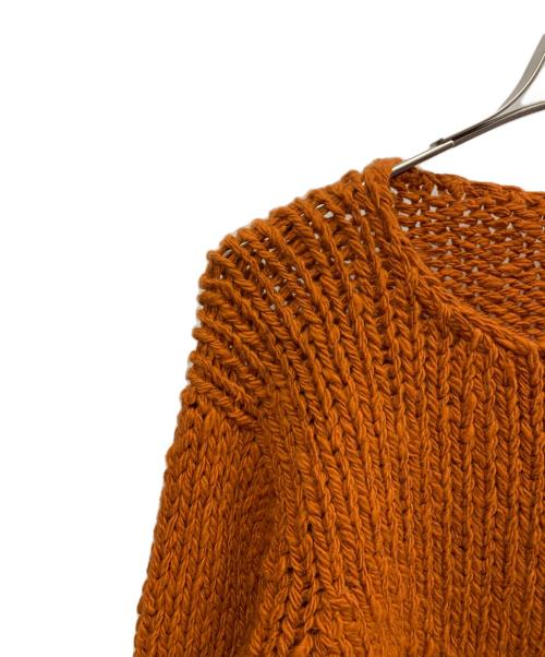 HERMES（エルメス）HERMES (エルメス) HERMES　厚手ニット オレンジ サイズ:Sの古着・服飾アイテム