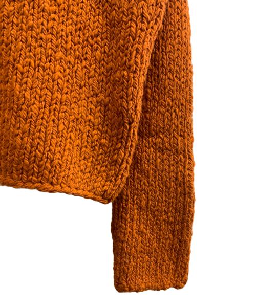 HERMES（エルメス）HERMES (エルメス) HERMES　厚手ニット オレンジ サイズ:Sの古着・服飾アイテム