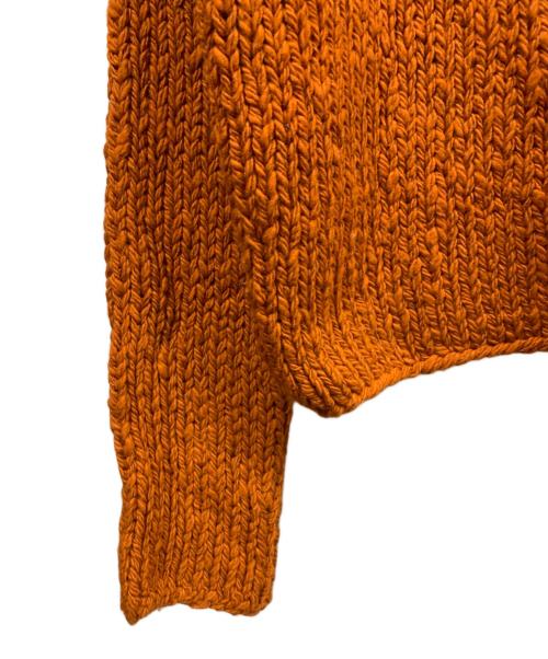 HERMES（エルメス）HERMES (エルメス) HERMES　厚手ニット オレンジ サイズ:Sの古着・服飾アイテム