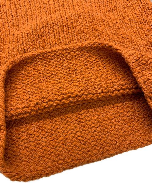 HERMES（エルメス）HERMES (エルメス) HERMES　厚手ニット オレンジ サイズ:Sの古着・服飾アイテム