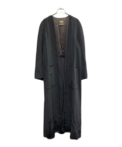HERMES（エルメス）HERMES (エルメス) HERMES　カシミヤコート グレー サイズ:38の古着・服飾アイテム