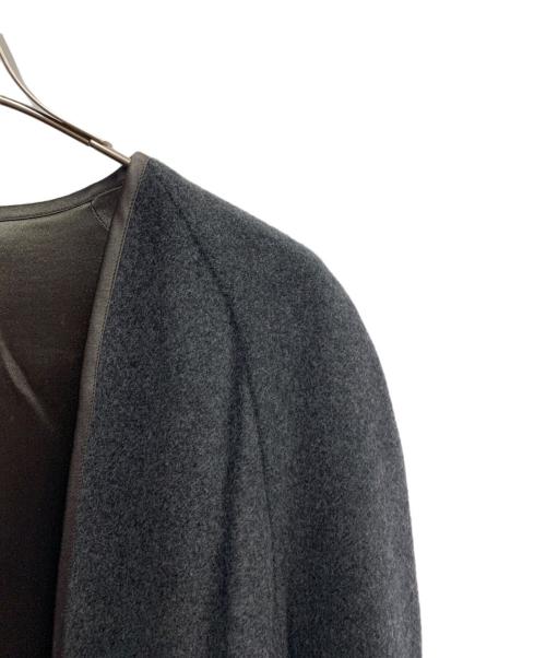 HERMES（エルメス）HERMES (エルメス) HERMES　カシミヤコート グレー サイズ:38の古着・服飾アイテム