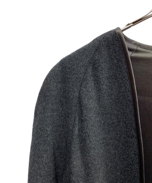 HERMES（エルメス）HERMES (エルメス) HERMES　カシミヤコート グレー サイズ:38の古着・服飾アイテム