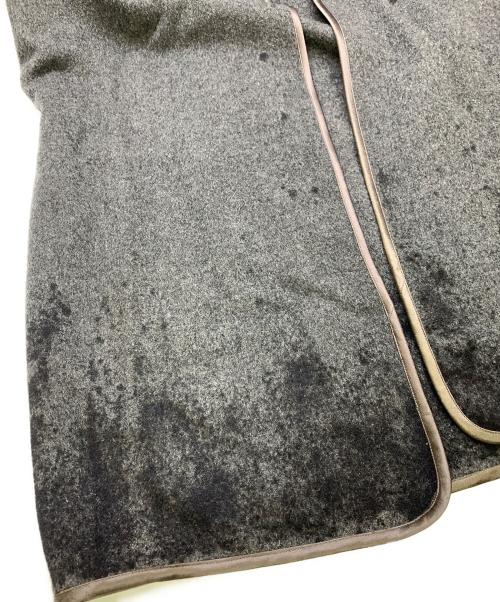 HERMES（エルメス）HERMES (エルメス) HERMES　カシミヤコート グレー サイズ:38の古着・服飾アイテム