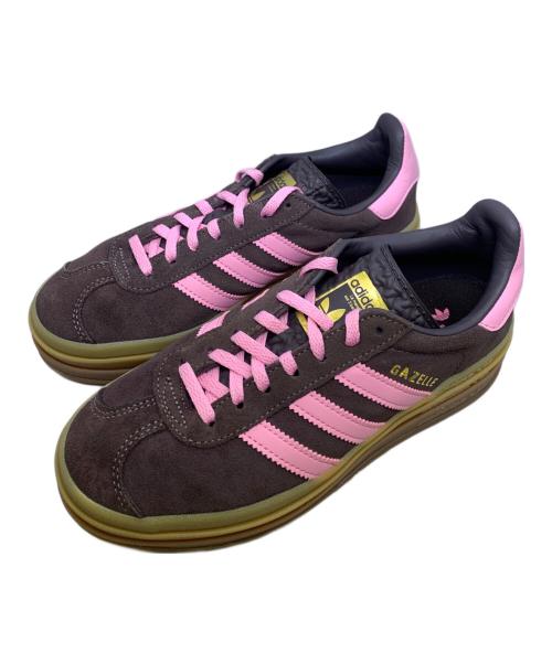 adidas（アディダス）adidas (アディダス) GAZELLE　ローカットスニーカー ブラウン×ピンク サイズ:22の古着・服飾アイテム
