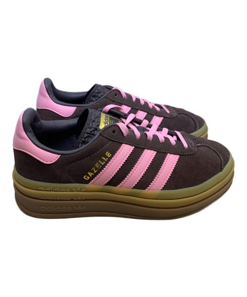 adidas（アディダス）adidas (アディダス) GAZELLE　ローカットスニーカー ブラウン×ピンク サイズ:22の古着・服飾アイテム