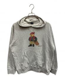 POLO RALPH LAUREN（ポロ・ラルフローレン）の古着「ポロベア　パーカー」｜グレー