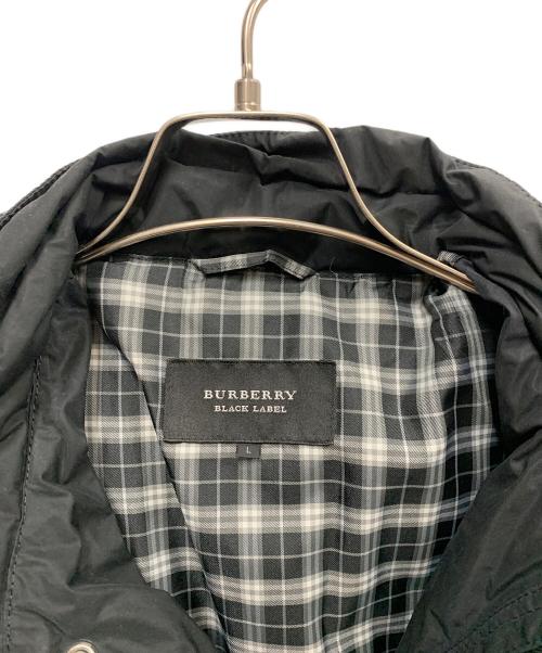 BURBERRY BLACK LABEL（バーバリーブラックレーベル）BURBERRY BLACK LABEL (バーバリーブラックレーベル) BURBERRY BLACK LABEL　ブラック　ダウンジャケット ブラック サイズ:SIZE Lの古着・服飾アイテム