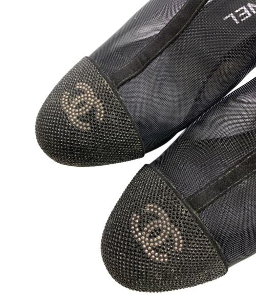 CHANEL（シャネル）CHANEL (シャネル) CHANEL ショートブーツ ブラック サイズ:37Cの古着・服飾アイテム