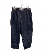 CAMIEL FORTGENSカミエルフォートヘンス）の古着「CAMIEL FORTGENS　ネイビー　Suit Pants　パンツ」｜ネイビー