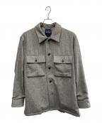 BROOKS BROTHERSブルックスブラザーズ）の古着「BROOKS BROTHERS　シャツジャケット」｜グレー