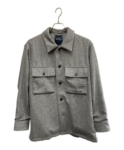 BROOKS BROTHERS（ブルックスブラザーズ）BROOKS BROTHERS (ブルックスブラザーズ) BROOKS BROTHERS　シャツジャケット グレー サイズ:Mの古着・服飾アイテム