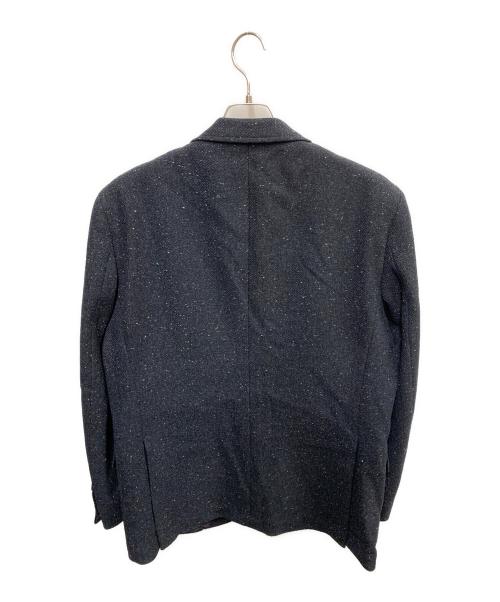 BROOKS BROTHERS（ブルックスブラザーズ）BROOKS BROTHERS (ブルックスブラザーズ) BROOKS BROTHERS　ネイビー　ウールブレンド ネップツイード シングル釦アンコンジャケット　テーラードジャケット ネイビー サイズ:SIZE 44REGの古着・服飾アイテム