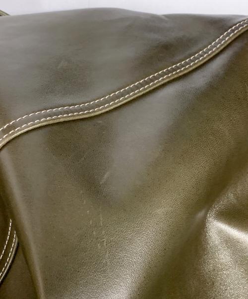 Y'2 leather（ワイツーレザー）Y'2 leather (ワイツーレザー) Y'2 LEATHER　オリーブ　OIL SOFT LEATHER SHIRTS 　レザージャケット オリーブ サイズ:SIZE 42の古着・服飾アイテム
