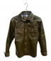 Y'2 leather（ワイツーレザー）の古着「Y'2 LEATHER　オリーブ　OIL SOFT LEATHER SHIRTS 　レザージャケット」｜オリーブ