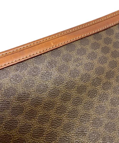 CELINE（セリーヌ）CELINE (セリーヌ) マカダム　セカンドバッグ ブラウンの古着・服飾アイテム