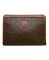 CELINE（セリーヌ）の古着「マカダム　セカンドバッグ」｜ブラウン