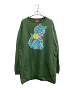 Vivienne Westwood RED LABELヴィヴィアンウエストウッドレッドレーベル）の古着「Vivienne Westwood RED LABEL　スウェット」｜グリーン