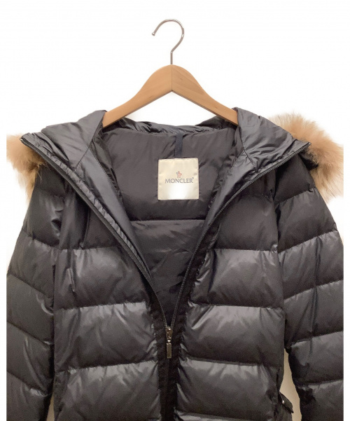 MONCLER（モンクレール）MONCLER (モンクレール) ダウンコート ブラック サイズ:（ タグ表記サイズ：0 ）の古着・服飾アイテム