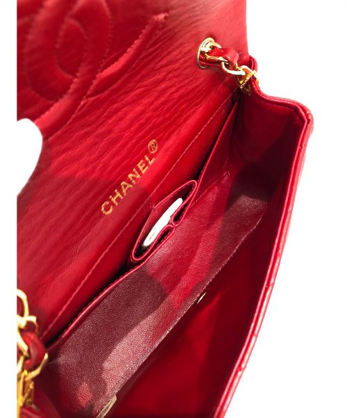CHANEL（シャネル）CHANEL (シャネル) フルフラップマトラッセ レッド サイズ:-の古着・服飾アイテム