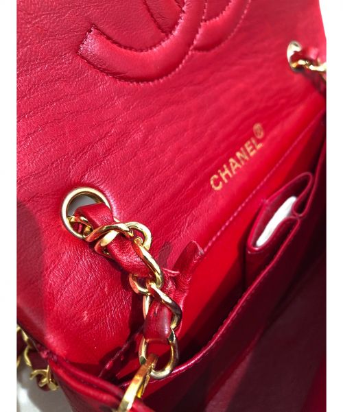 CHANEL（シャネル）CHANEL (シャネル) フルフラップマトラッセ レッド サイズ:-の古着・服飾アイテム