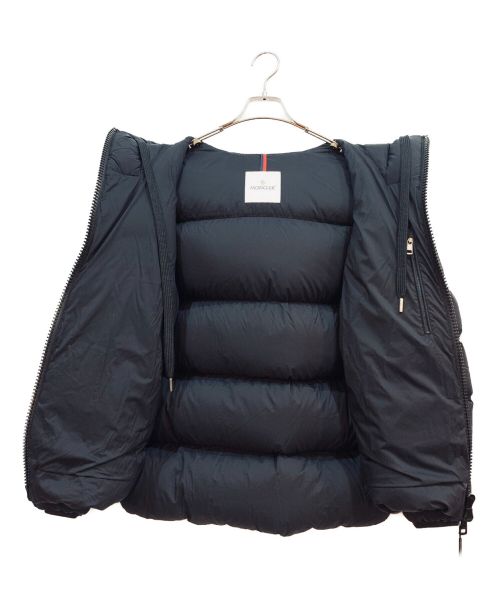MONCLER（モンクレール）MONCLER (モンクレール) ODART GIUBBOTTO ブラック×ホワイト サイズ:3 USA/Lの古着・服飾アイテム