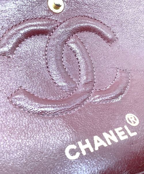 CHANEL（シャネル）CHANEL (シャネル) ダブルフラップチェーンショルダーバッグ ブラックの古着・服飾アイテム