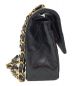 CHANEL (シャネル) ダブルフラップチェーンショルダーバッグ ブラック：398000円