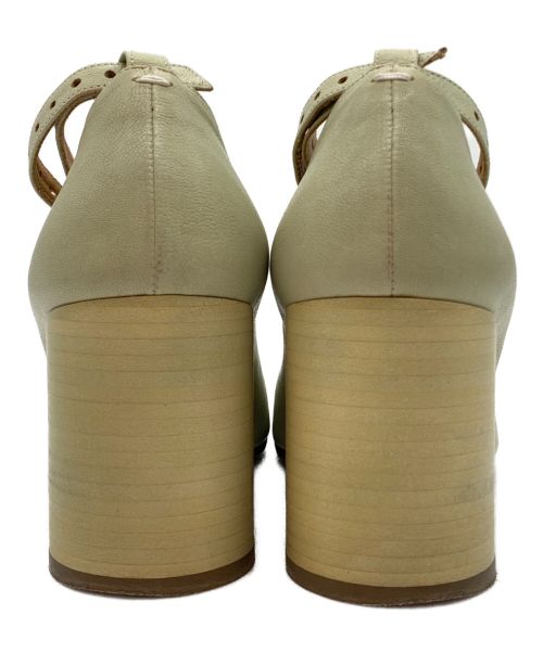 Maison Margiela（メゾンマルジェラ）Maison Margiela (メゾンマルジェラ) 足袋ストラップパンプス ライトグリーン サイズ:35の古着・服飾アイテム