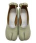 中古・古着 Maison Margiela (メゾンマルジェラ) 足袋ストラップパンプス ライトグリーン サイズ:35：30000円