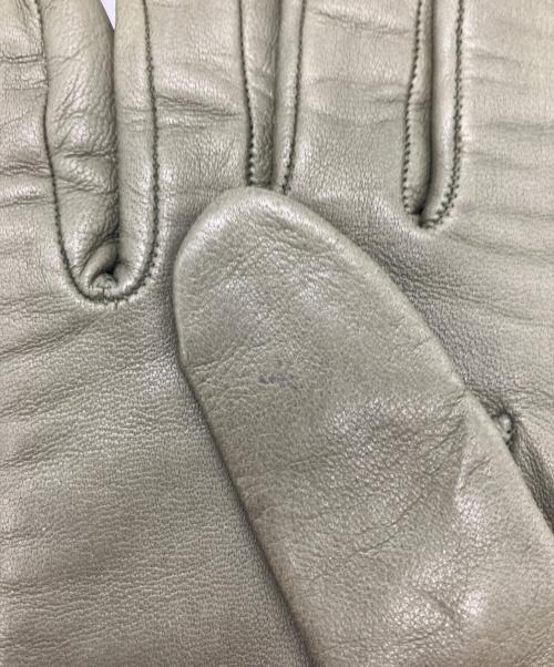 HERMES（エルメス）HERMES (エルメス) レザーグローブ オリーブ サイズ:6 1/2の古着・服飾アイテム