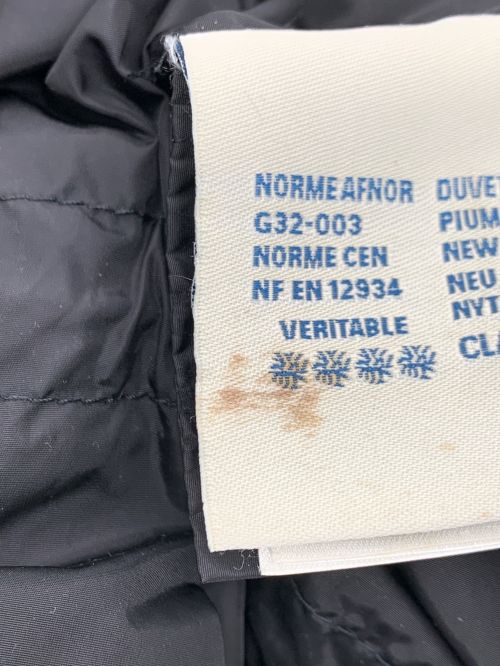 MONCLER（モンクレール）MONCLER (モンクレール) ダウンジャケット ブラック サイズ:00の古着・服飾アイテム