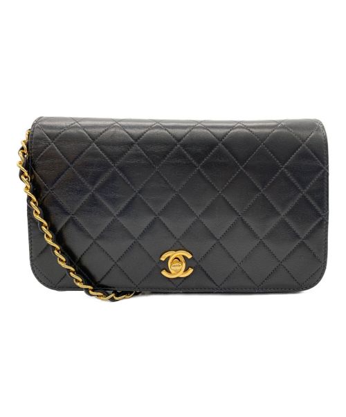 CHANEL（シャネル）CHANEL (シャネル) チェーンショルダーバッグ ブラックの古着・服飾アイテム