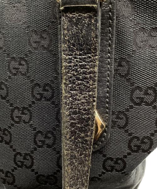 GUCCI（グッチ）GUCCI (グッチ) GGキャンバス トートバッグ ブラックの古着・服飾アイテム