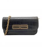 BALENCIAGAバレンシアガ）の古着「チェーンショルダーバッグ」｜ブラック